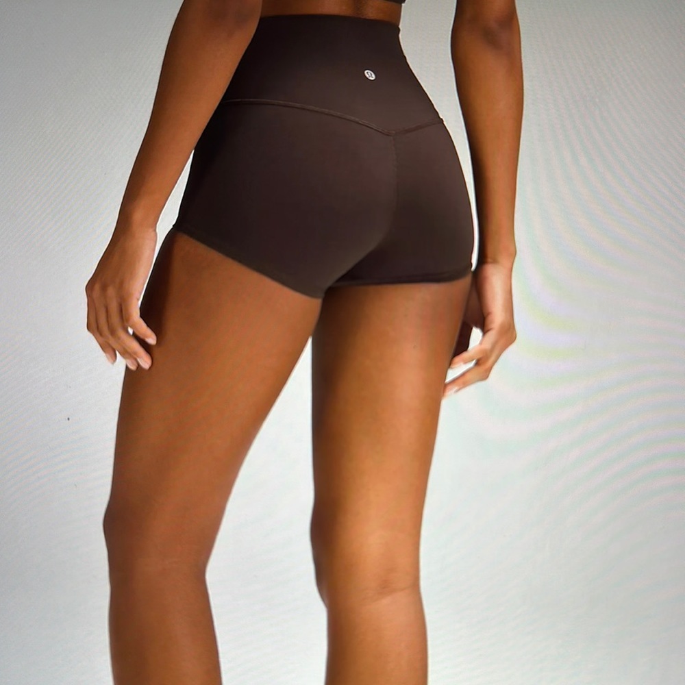 Lululemon || Align™M High-Rise Short 2” || Espresso || 14 || NWT || - Picture 2 of 4